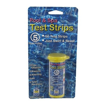 JED POOL TOOLS 50CT 5Fact Test Strip 00-IT490